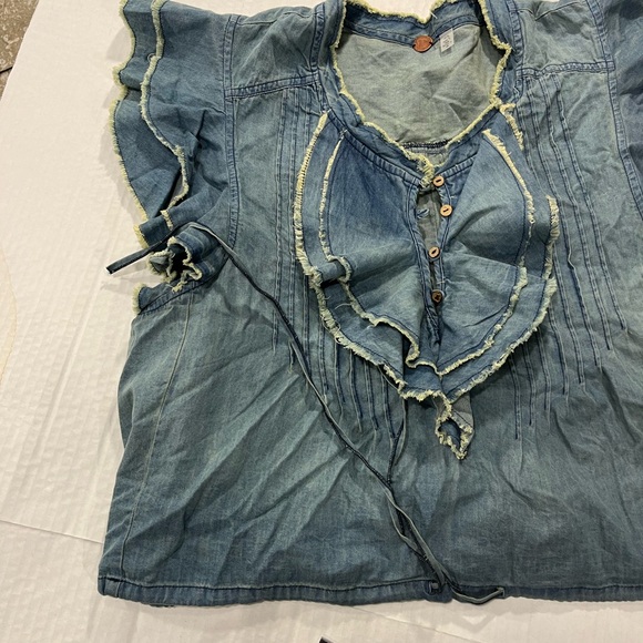 FP ONE NAYA DENIM TOP NEW WITH TAG - Picture 11 of 16